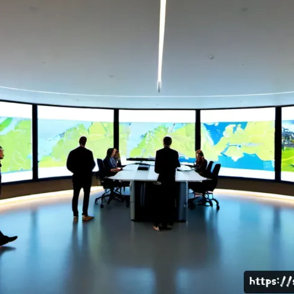 OTT 콘텐츠 라이선스 정책 - Photorealistic modern Stockholm streaming-platform office, a diverse Swedish licensing team in smart...